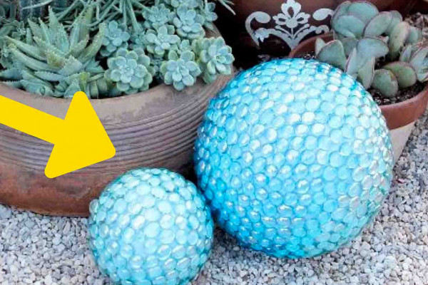 DIY Garden Globe with Dollar Store Supplies