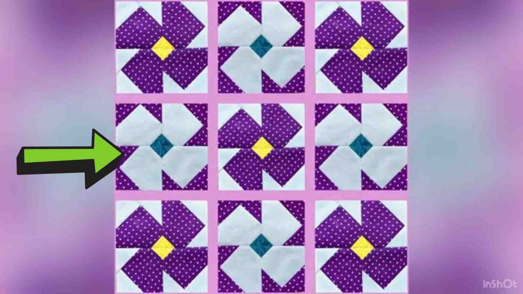 Easy Flower Patchwork Quilt Block for Beginners