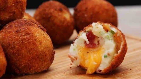 Loaded Cheese-Stuffed Potato Balls Recipe | DIY Joy Projects and Crafts Ideas