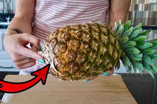 No-Knife Pineapple Fruit Pull Apart Hack