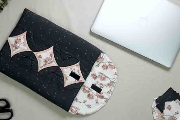 Quilted Laptop Case with Free Pattern