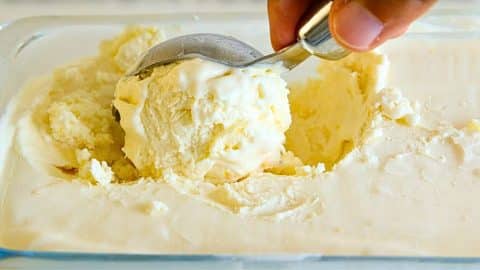 3-Ingredient Lemon Ice Cream Recipe (No Ice Cream Machine Needed) | DIY Joy Projects and Crafts Ideas