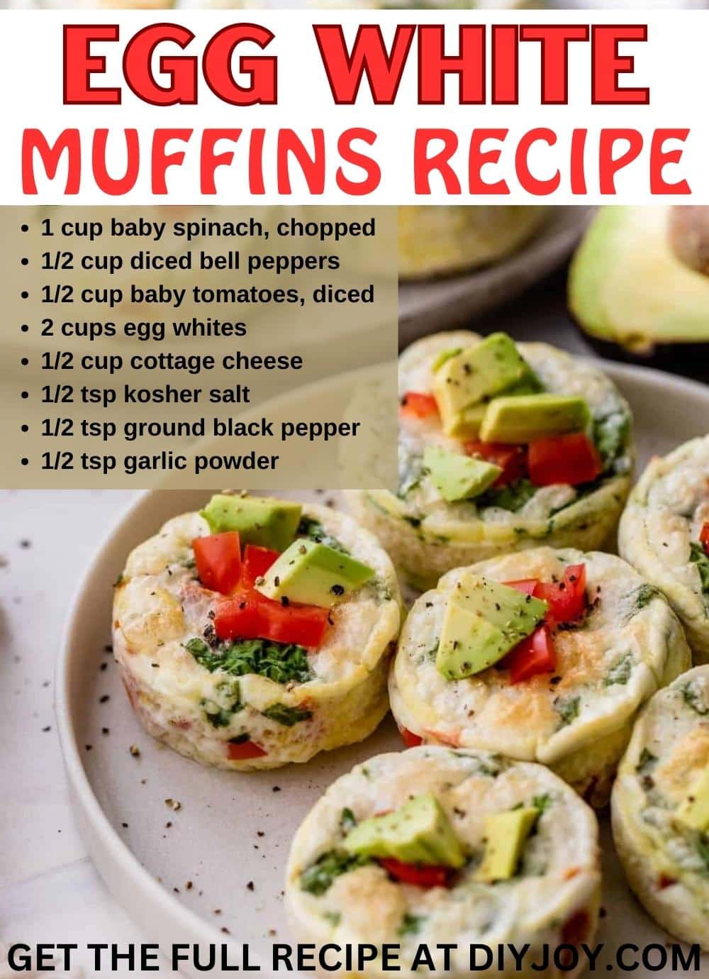 Egg White Muffins Recipe