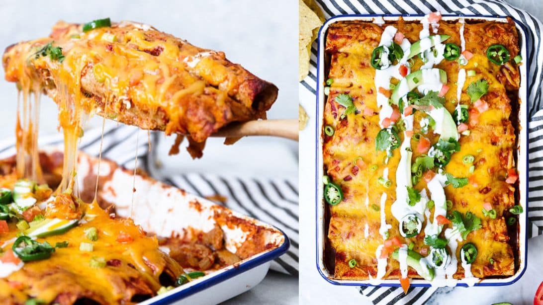 5-Star Chicken Enchiladas Recipe | DIY Joy Projects and Crafts Ideas