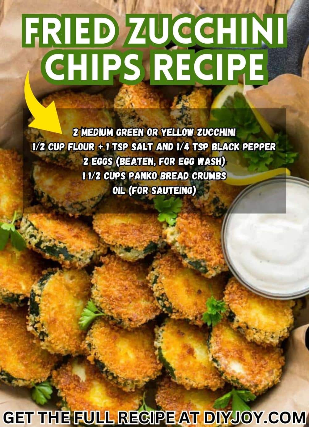 Fried Zucchini Chips Recipe
