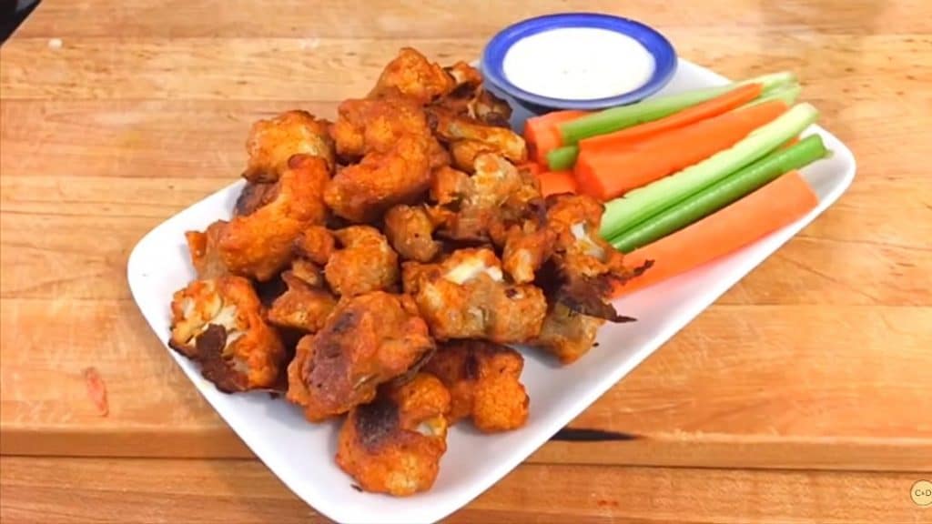 Baked Buffalo Cauliflower Bites Recipe