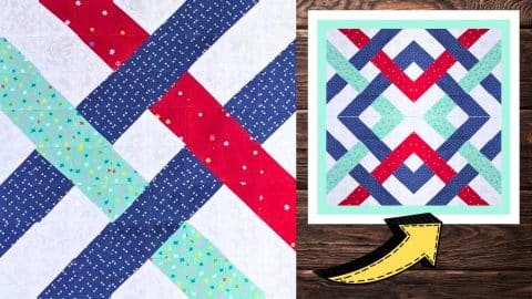 Beginner-Friendly Lattice Square Quilt Block Tutorial | DIY Joy Projects and Crafts Ideas