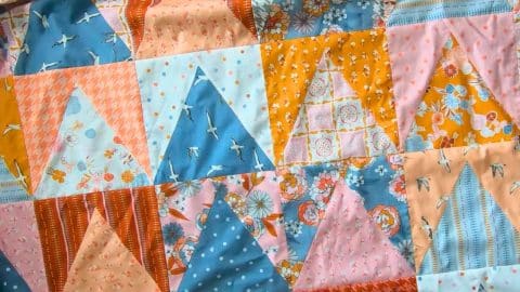 Bohemian Peak Layer Cake Quilt Pattern (Zero Waste) | DIY Joy Projects and Crafts Ideas