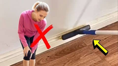 Clean Baseboards Without Bending All The Way Down | DIY Joy Projects and Crafts Ideas