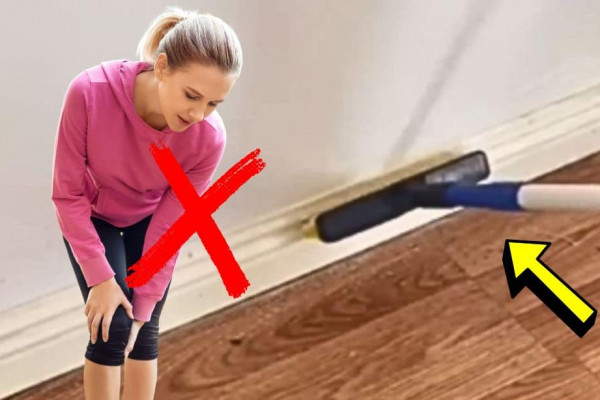 Clean Baseboards Without Bending All The Way Down