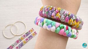 DIY fabric bracelet tutorial