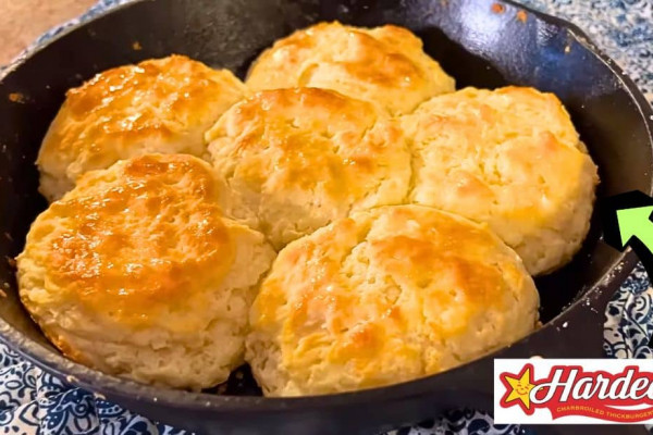Easy 5-Ingredient Hardee’s Biscuit Copycat Recipe