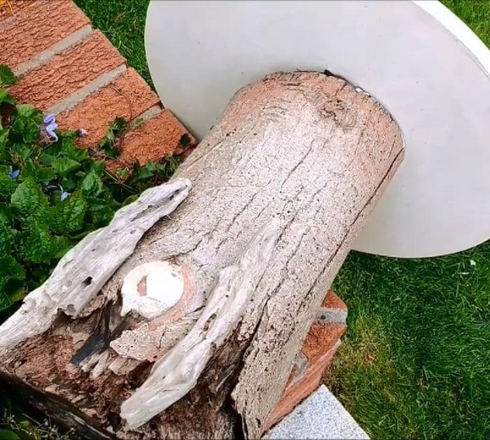 Easy DIY Tree Stump Fairy House Tutorial