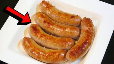Easy & Juicy Sausages Using Boil ‘N Burn Method | DIY Joy Projects and Crafts Ideas