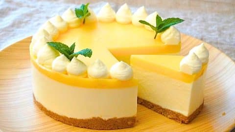 Easy No-Bake Lemon Cheesecake Recipe | DIY Joy Projects and Crafts Ideas
