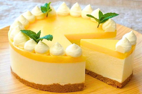 Easy No-Bake Lemon Cheesecake Recipe