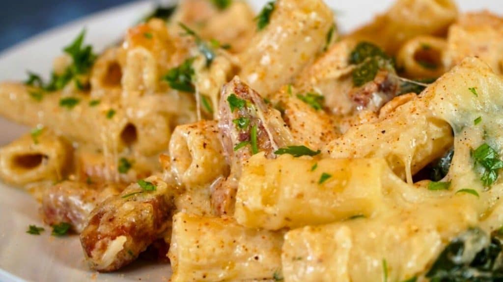 Easy and Delicious Cajun Chicken Alfredo Bake