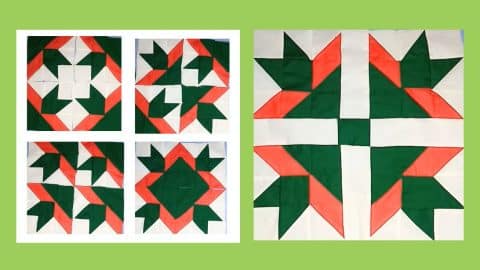 Flower Patchwork Quilt Block | DIY Joy Projects and Crafts Ideas