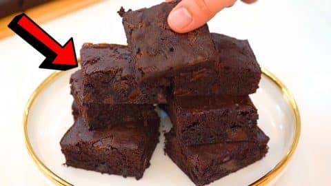 Fudgy & Chewy Condensed Milk Brownies Recipe | DIY Joy Projects and Crafts Ideas