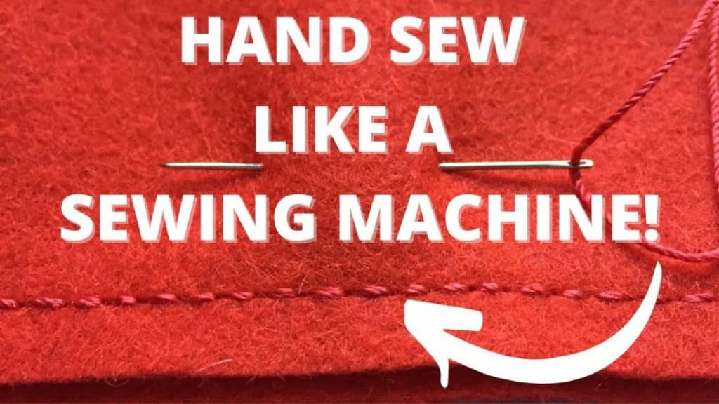 Hand Sewing Tutorial Backstitching