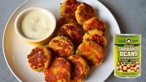Healthy and Inexpensive Chickpea Patties