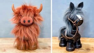 How to Make a Cute DIY Clay Pot Cow and Horse