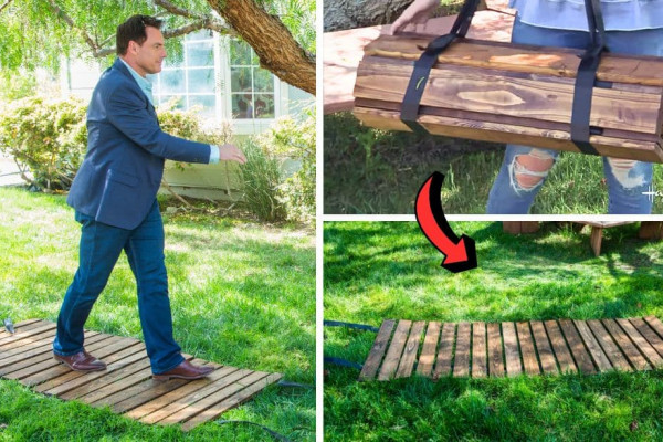 How to Make a DIY Roll Away Walkway