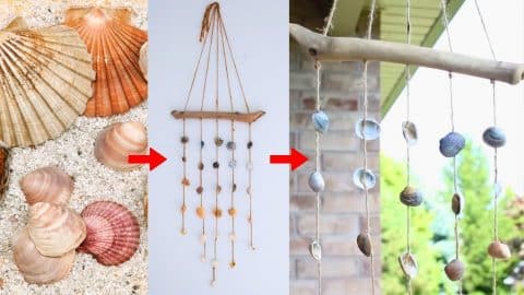 How to Make a Seashell Windchime or Wall Hanging | DIY Joy Projects and Crafts Ideas