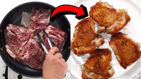 How to Pan Fry Crispy Chicken Without Using Oil | DIY Joy Projects and Crafts Ideas
