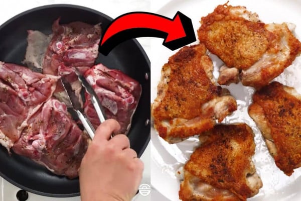How to Pan Fry Crispy Chicken Without Using Oil