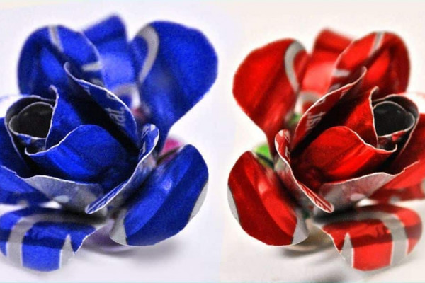 How to Recycle a Coke Can Into a DIY Rose