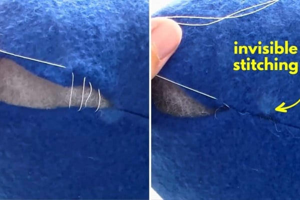 How to Sew Using A Ladder Stitch (Invisible Stitching)