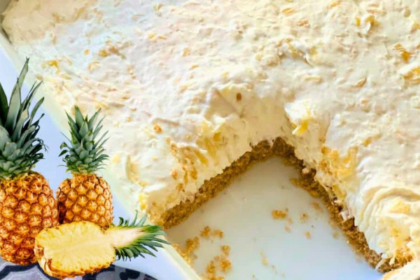 No-Bake Pineapple Dream Dessert