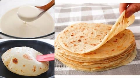 Quick and Easy Flatbread Made With Batter (No-Knead and Ready in 5 Minutes) | DIY Joy Projects and Crafts Ideas