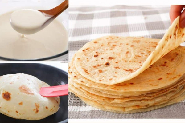 _Quick and Easy Flatbread Made With Batter (No-Knead and Ready in 5 Minutes)