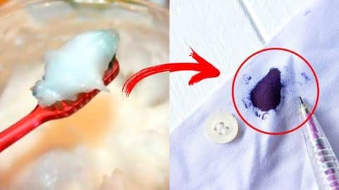 Simple Way to Remove Ballpoint Ink From Clothes | DIY Joy Projects and Crafts Ideas