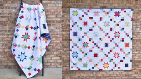 Star Chain Layer Cake Quilt Pattern | DIY Joy Projects and Crafts Ideas