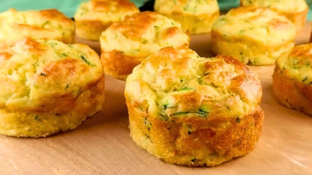 Zucchini and Cheese Breakfast Muffins