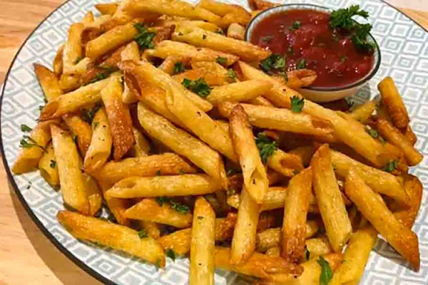 Air Fryer Pasta Chips Recipe