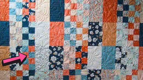 Checkered Path Layer Cake Only Quilt Pattern | DIY Joy Projects and Crafts Ideas