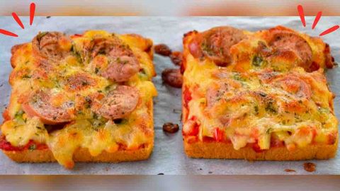 Easy Pizza Toast Recipe | DIY Joy Projects and Crafts Ideas