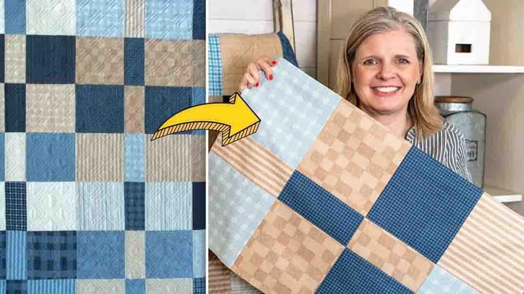 Fat Eighth Flip Quilt Tutorial