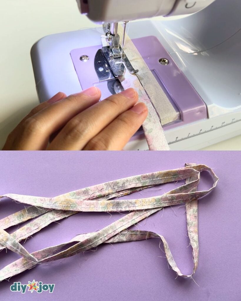 how to make a fabric tube
