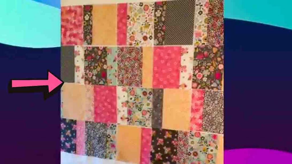 Stack and Whack Quilt Top Using A Layer Cake