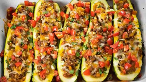 Zucchini Taco Boats Recipe | DIY Joy Projects and Crafts Ideas