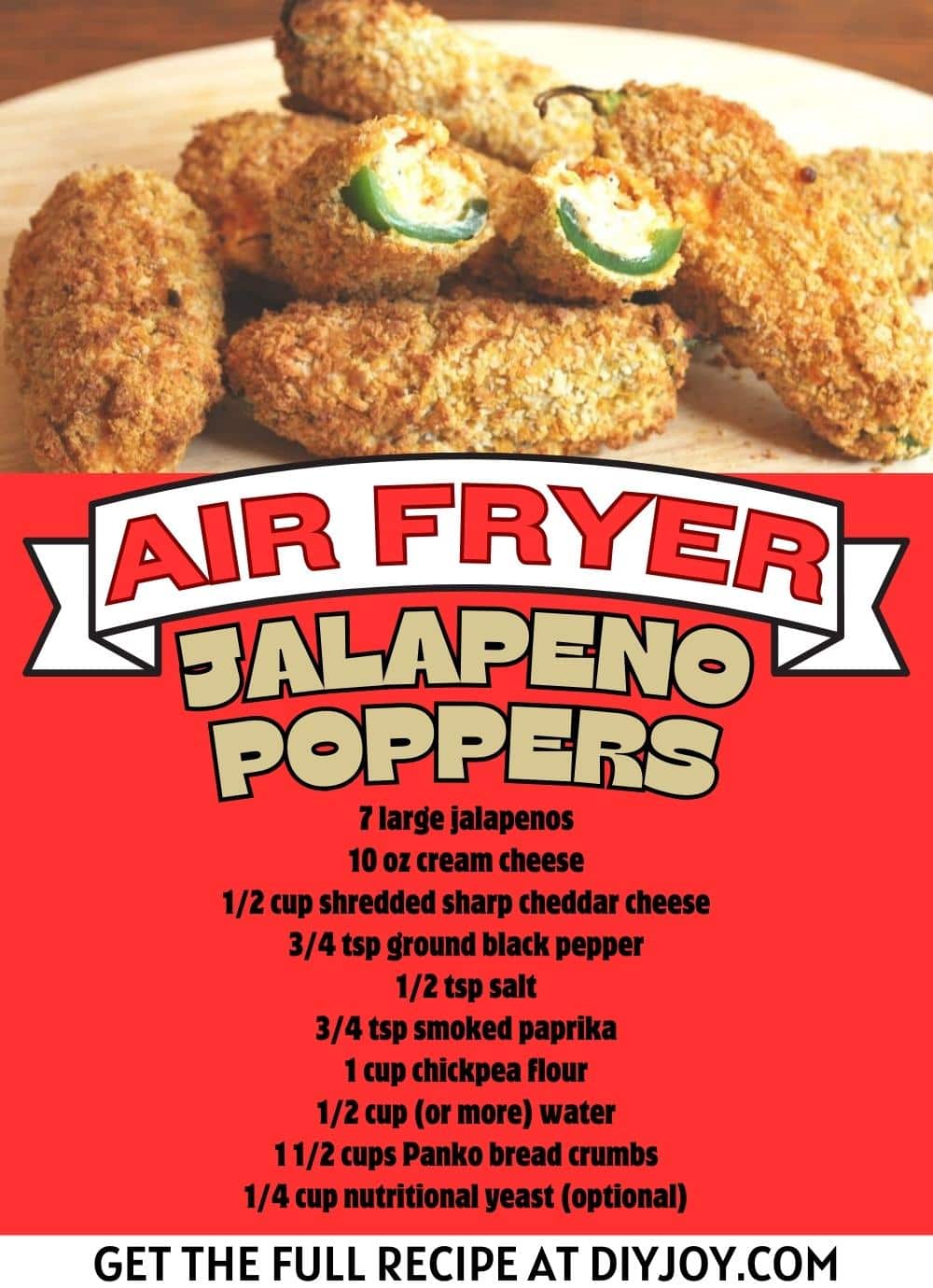 Air Fryer Jalapeño Poppers Recipe