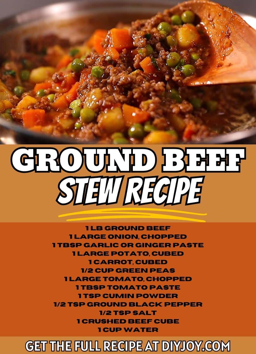 Ground Beef Stew Recipe