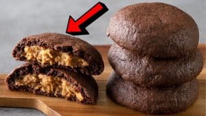 3-Step Soft Peanut Butter Chocolate Cookies Recipe