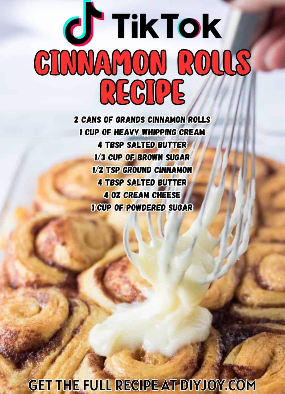 TikTok Cinnamon Rolls Recipe