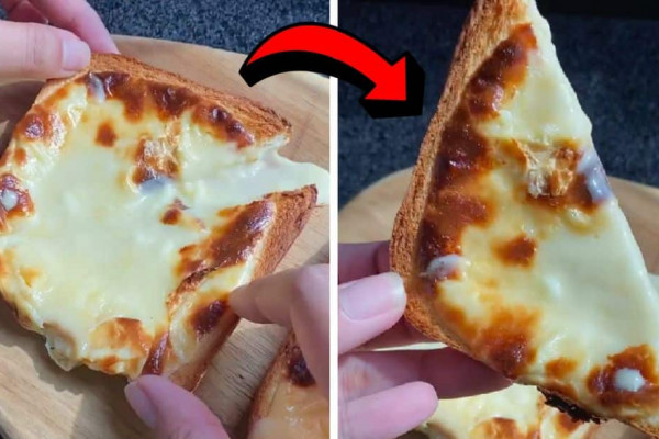 5-Ingredient Burnt Basque Toast Using Leftover Bread